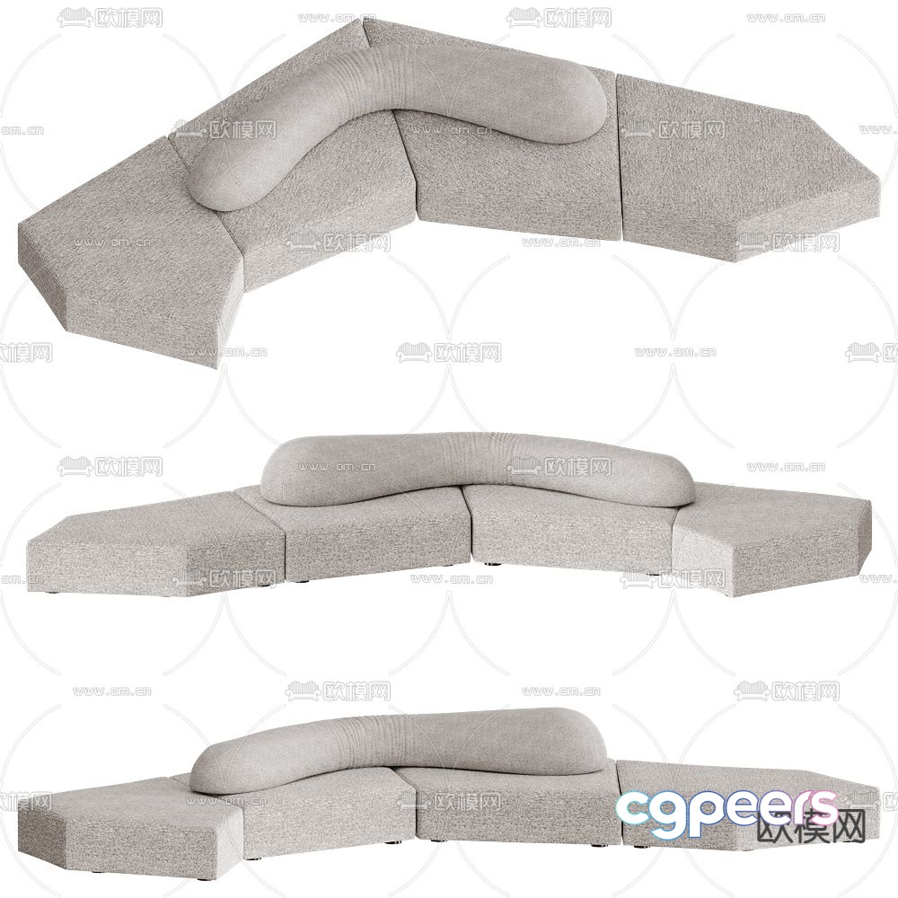 Edra sofa 3d model Edra sofa 3d model