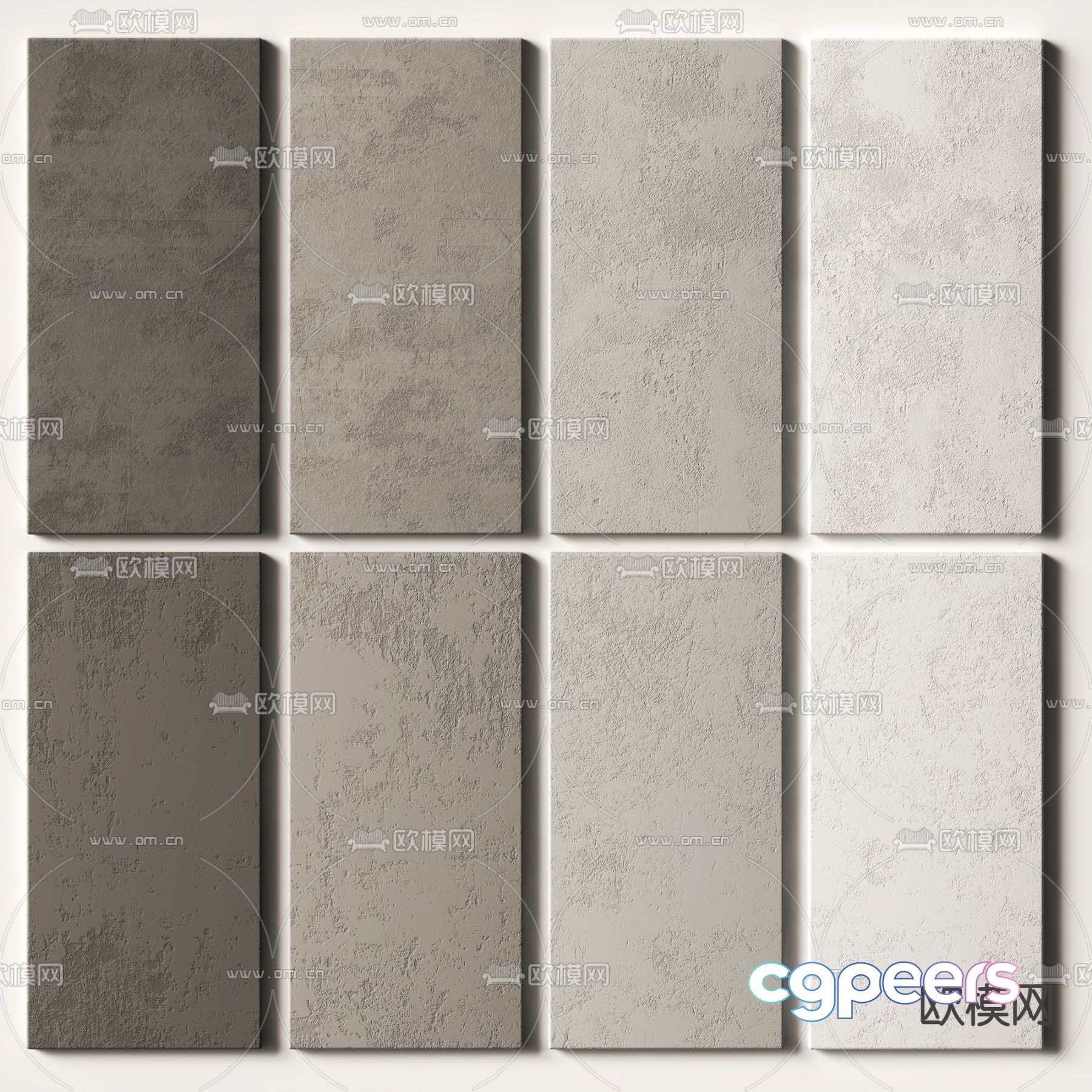 Modern cement paint wall paint texture paint 3d model Modern cement paint wall paint texture paint 3d model