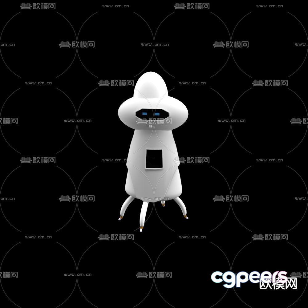 Intelligent robot 3d model Intelligent robot 3d model