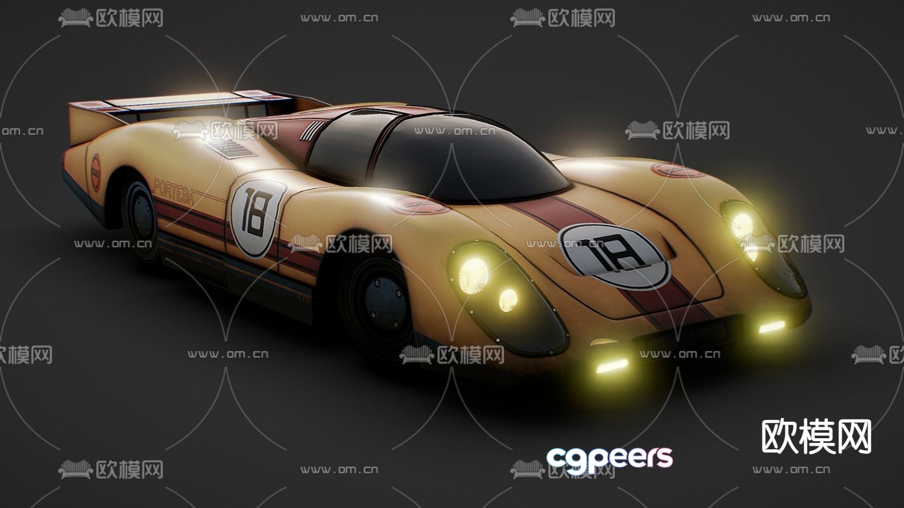 modern racing sports car car 3d model modern racing sports car car 3d model