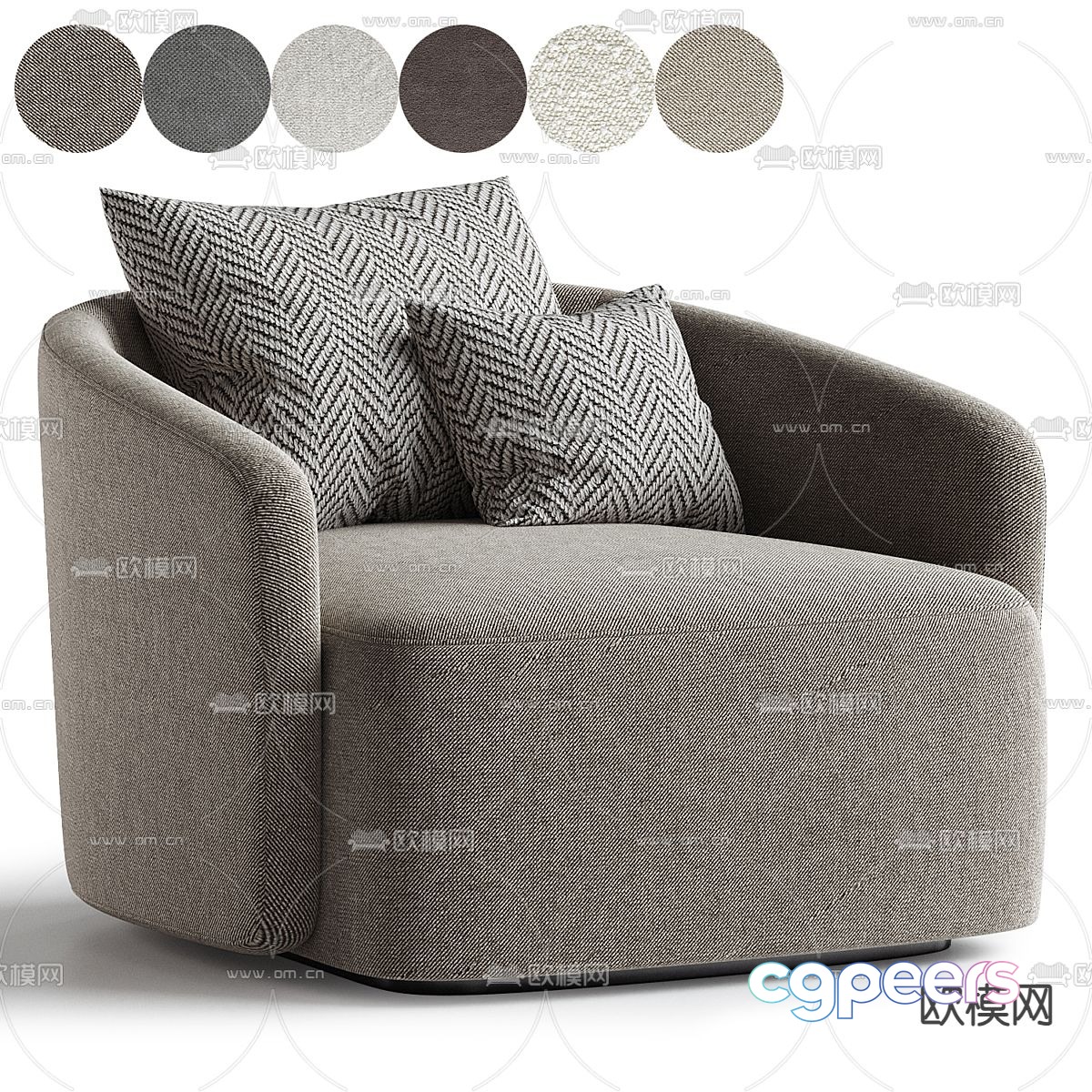 Single sofa 3d model Single sofa 3d model