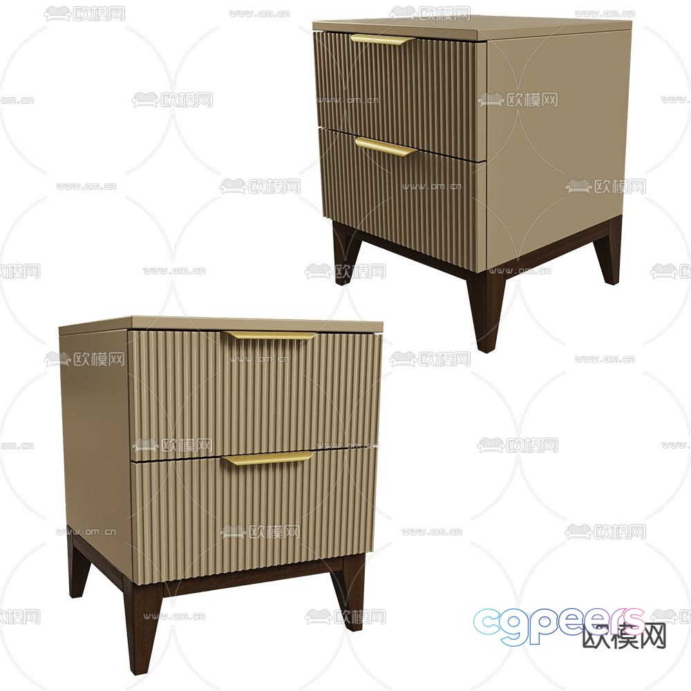 Mister bedside table 3d model Mister bedside table 3d model