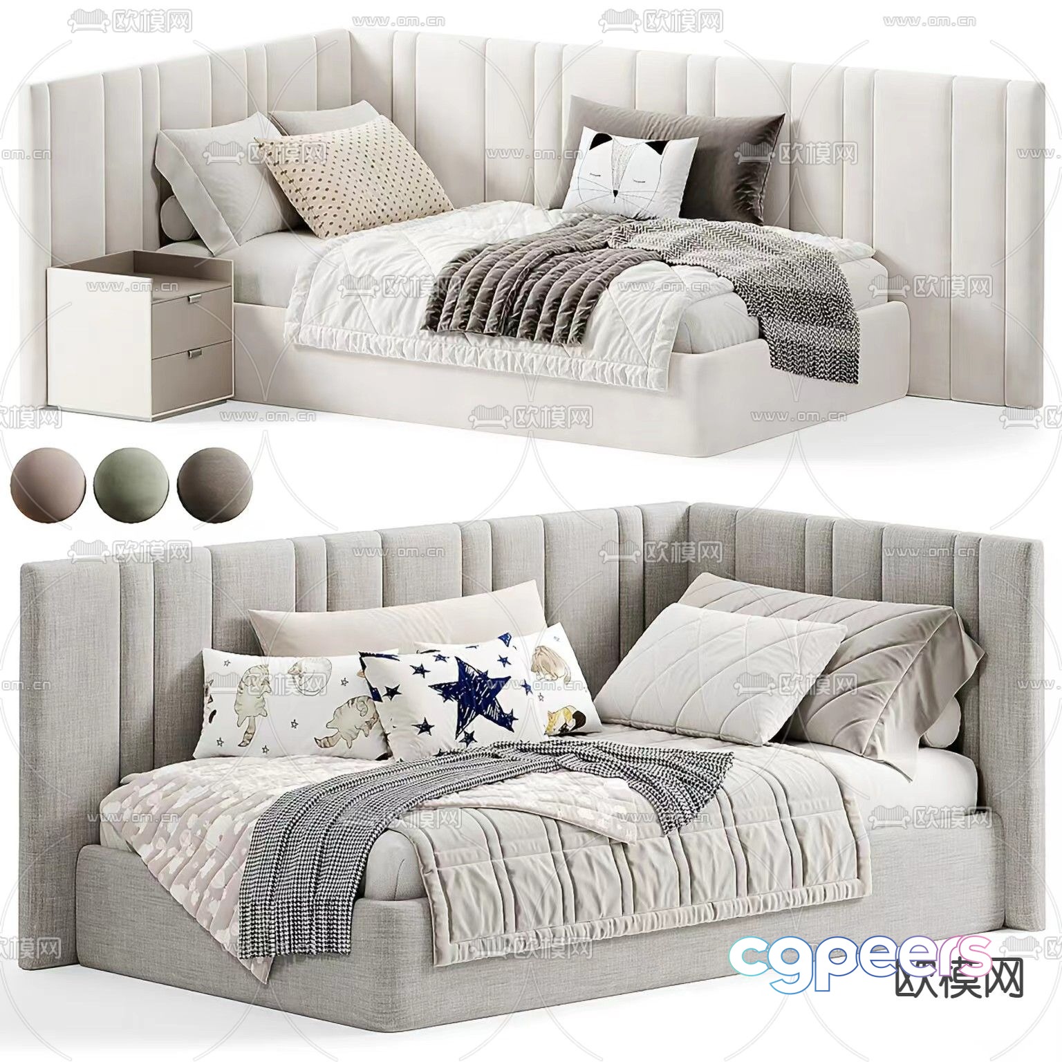 Children’s bed sofa bed 3d model Children’s bed sofa bed 3d model