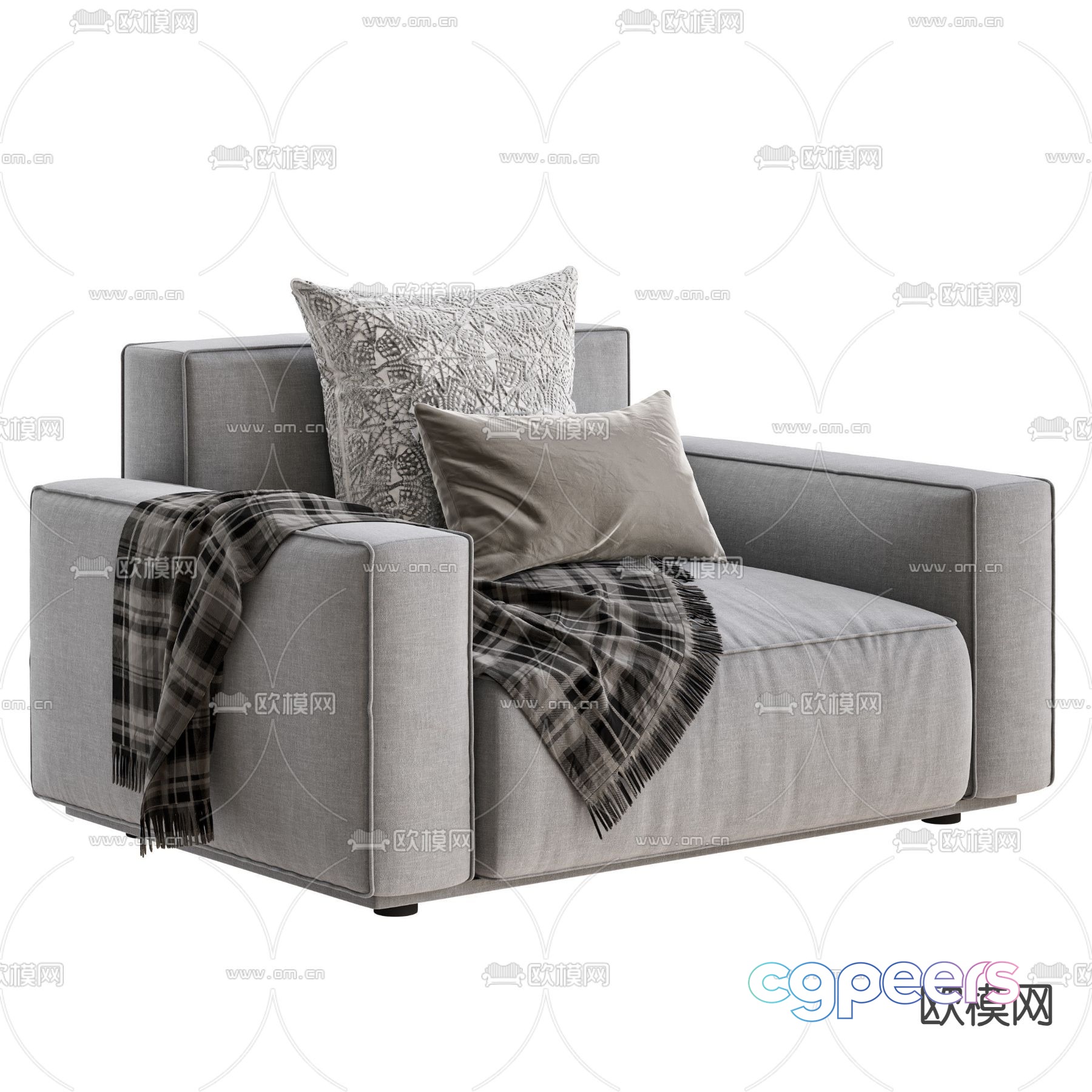 Single sofa 3d model Single sofa 3d model