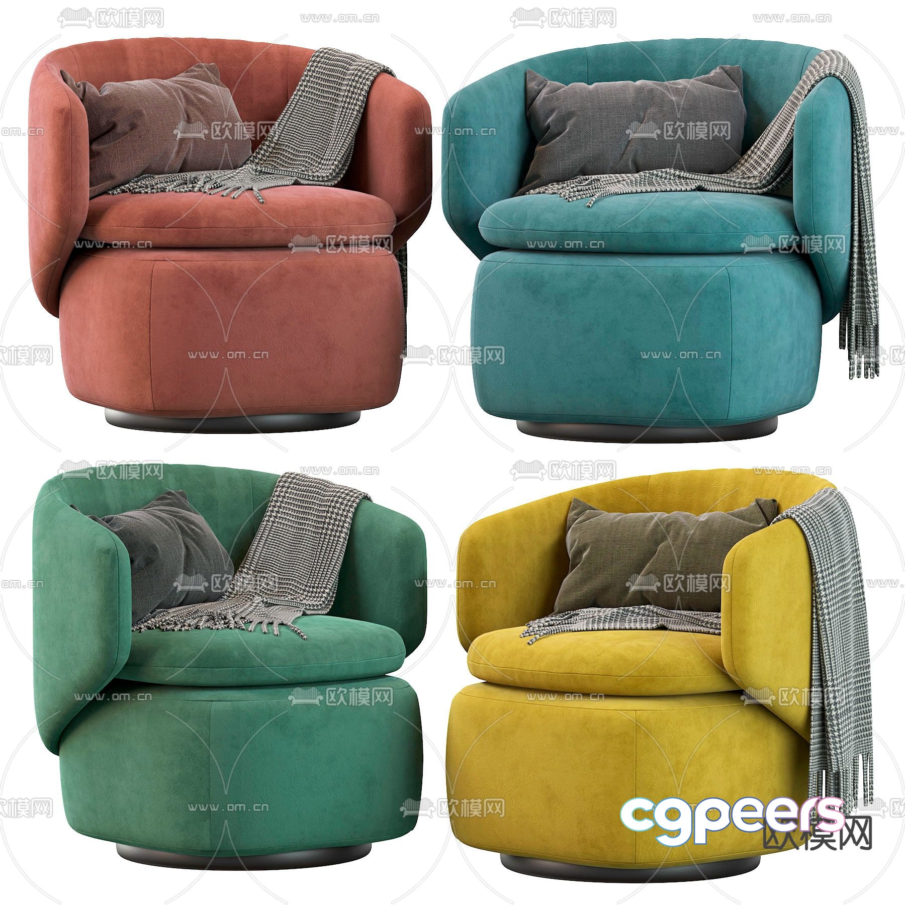 Single sofa 3d model Single sofa 3d model