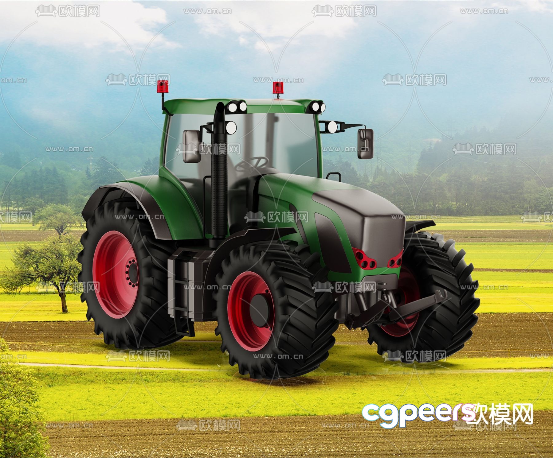 Agricultural vehicle engineering vehicle 3d model Agricultural vehicle engineering vehicle 3d model