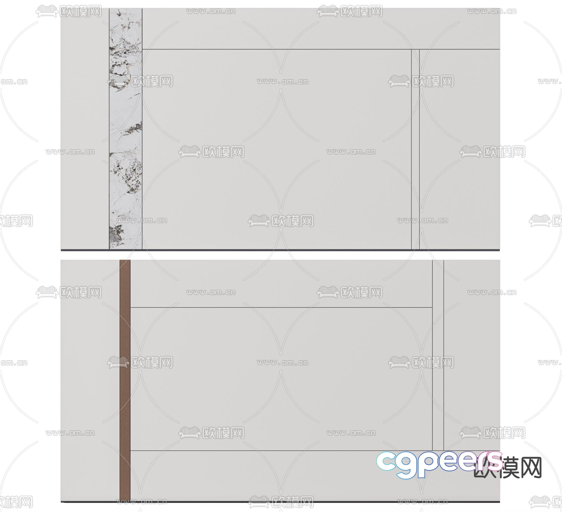Sofa background wall 3d model Sofa background wall 3d model
