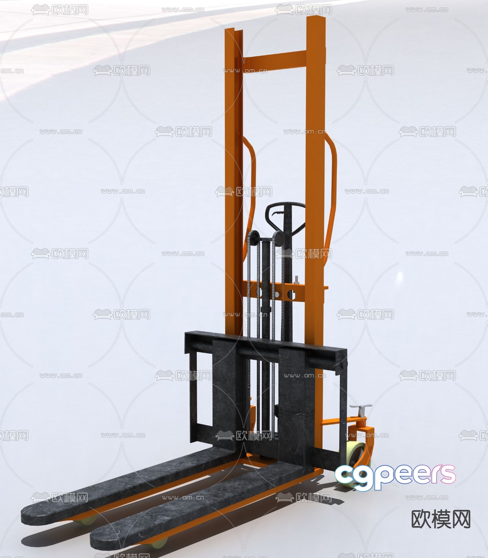 Manual stacker 3d model Manual stacker 3d model