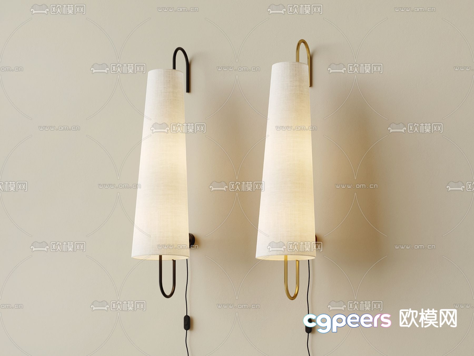 Wasabi Wall Light 3D Model Wasabi Wall Light 3D Model