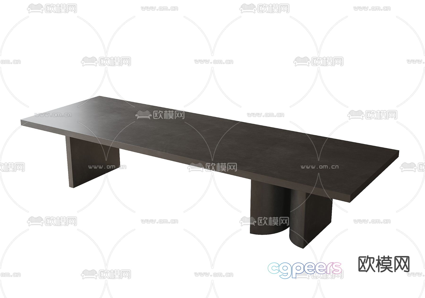 Modern tea table 3d model Modern tea table 3d model