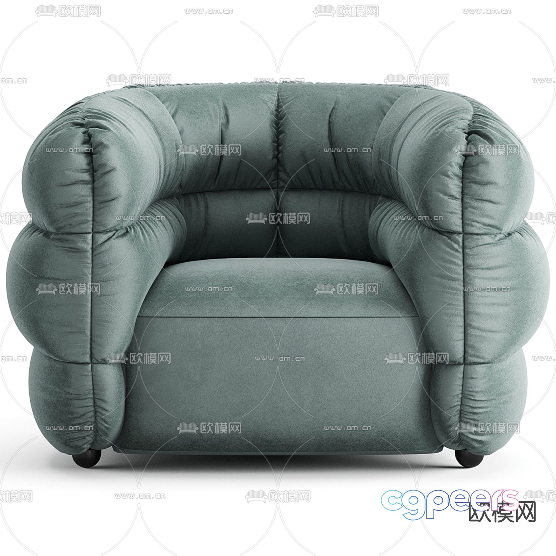 Visionnaire single sofa 3d model Visionnaire single sofa 3d model