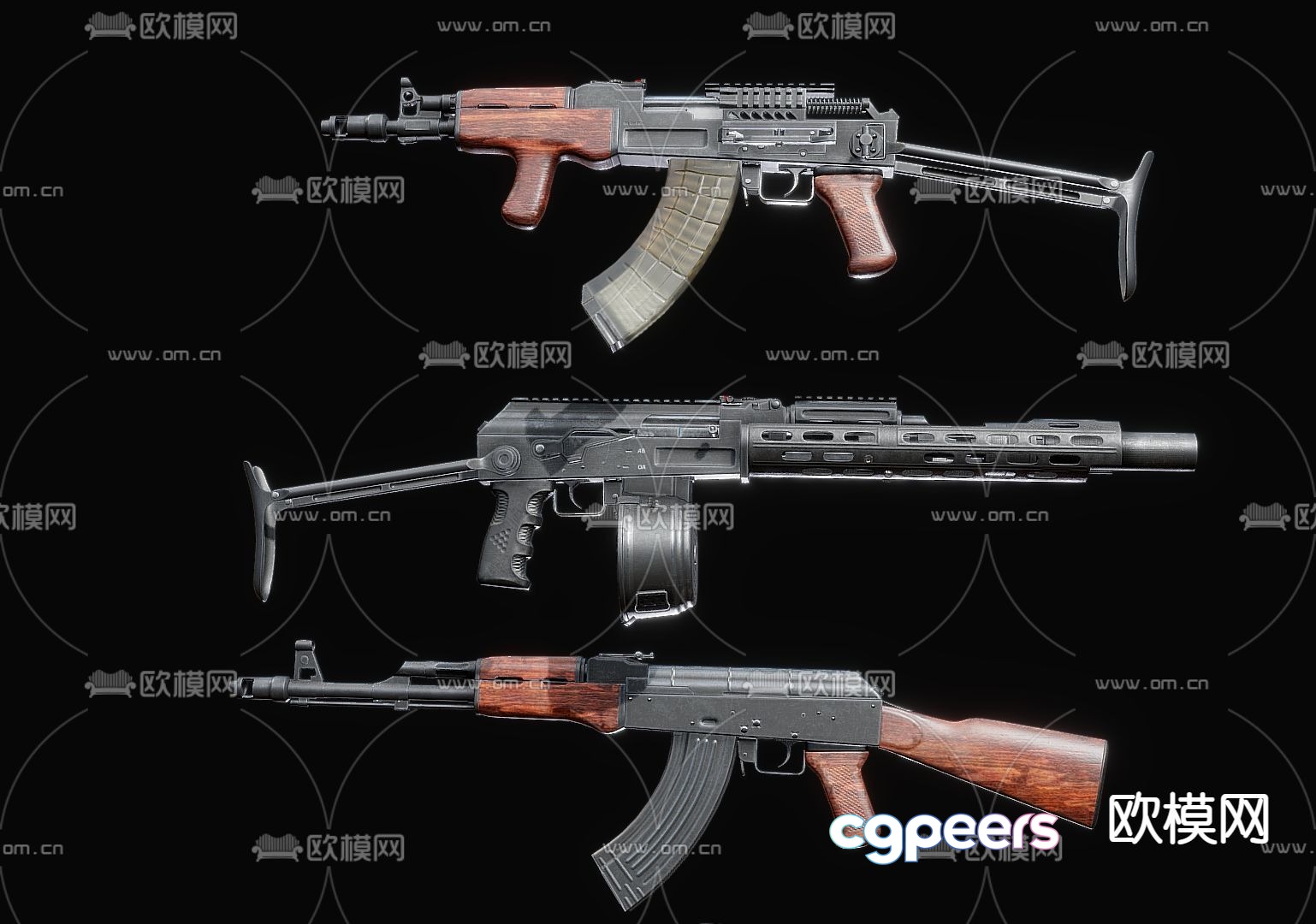 modern rifle rifle parts weapon 3d model modern rifle rifle parts weapon 3d model