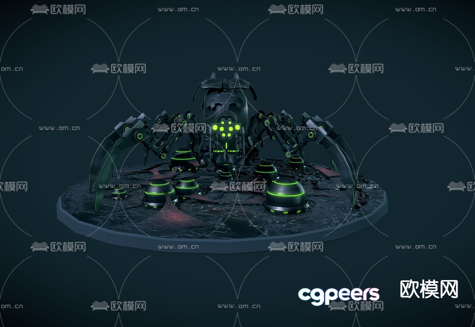spider robot tech spider 3d model spider robot tech spider 3d model