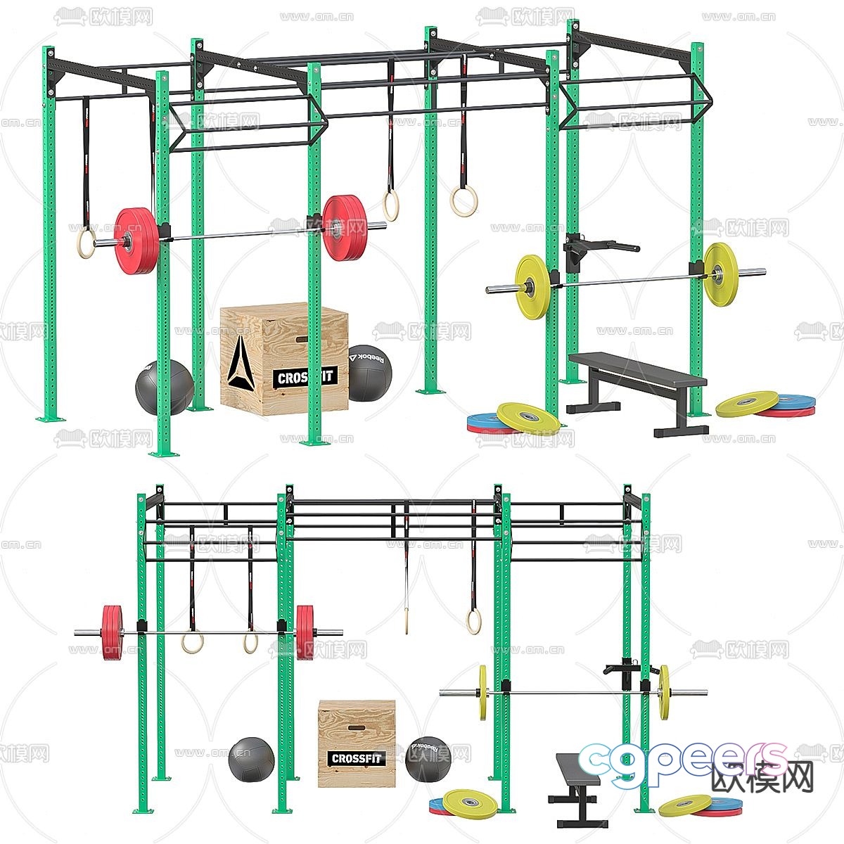 Fitness equipment sports equipment 3d model Fitness equipment sports equipment 3d model