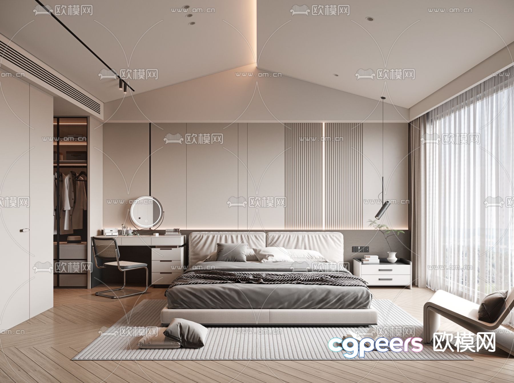 Modern bedroom master bedroom 3d model Modern bedroom master bedroom 3d model
