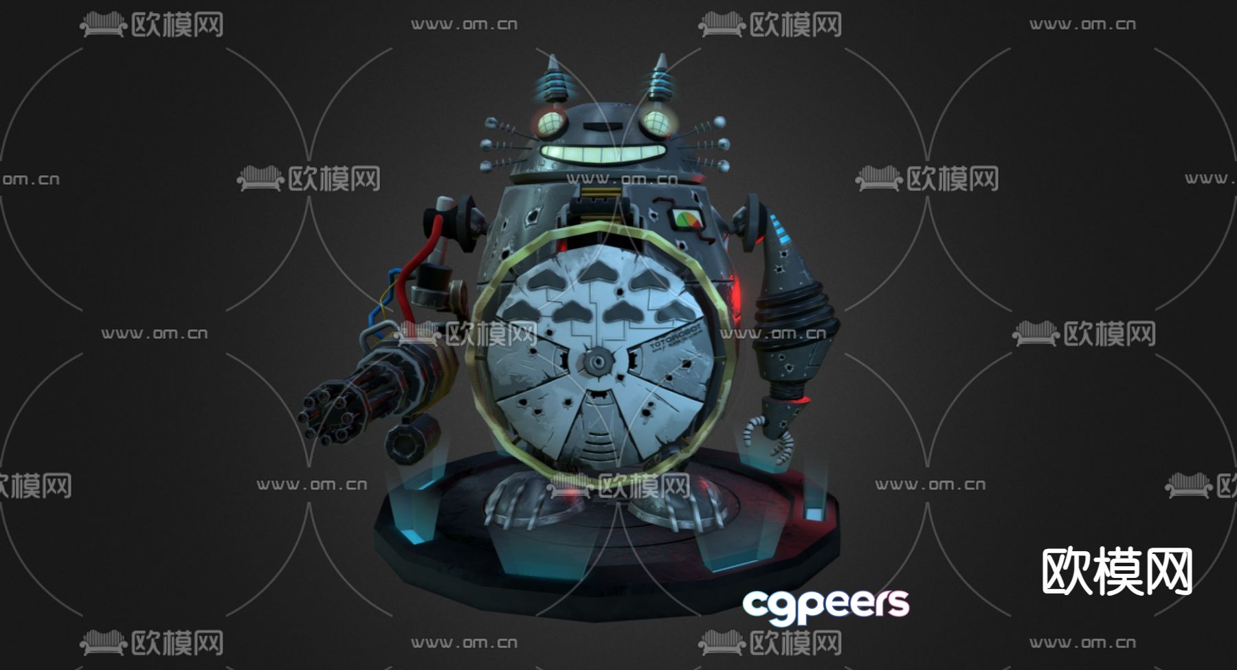 Industrial style robot sci-fi robot 3d model Industrial style robot sci-fi robot 3d model