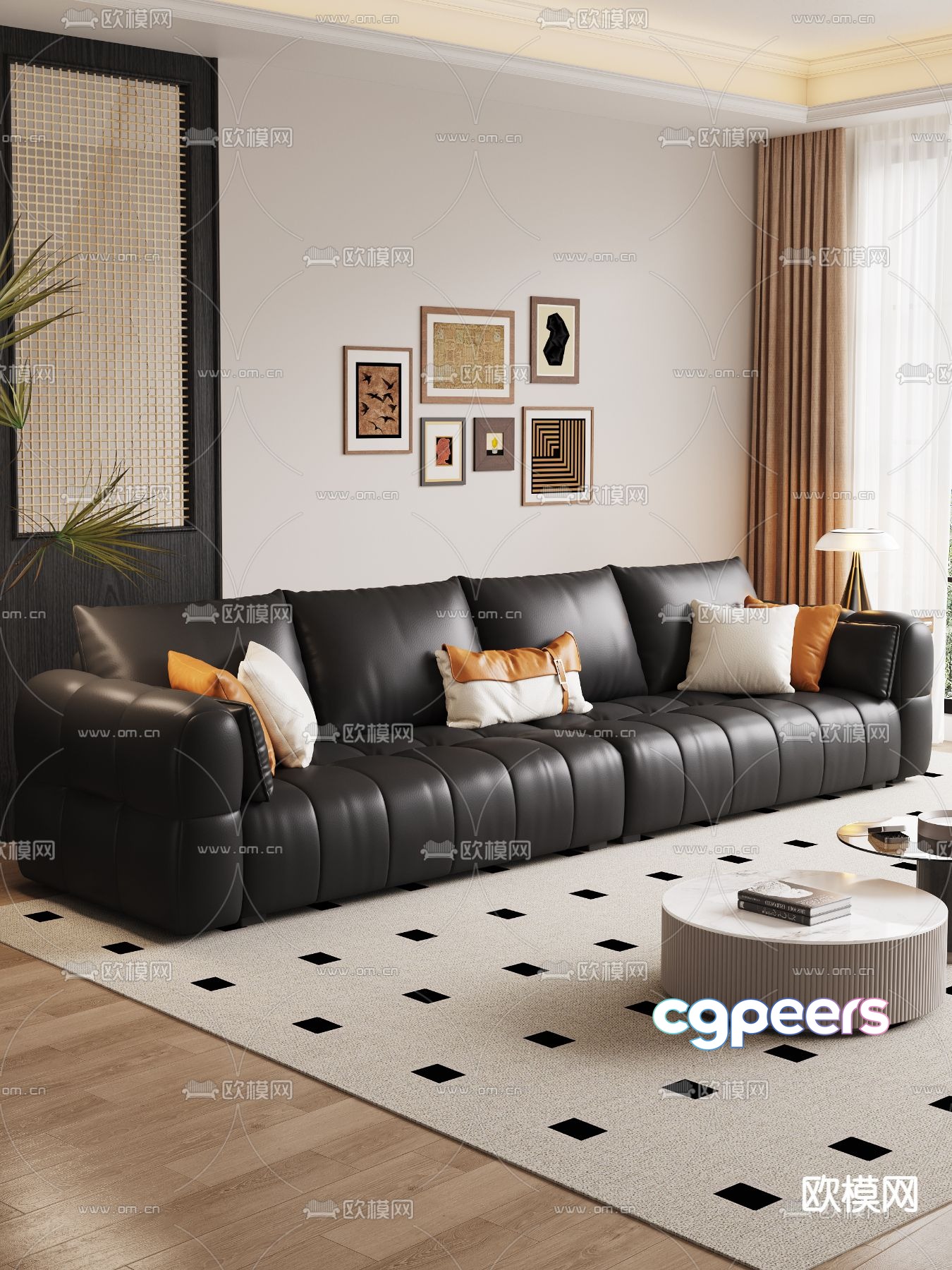 Medieval style sofa 3d model Medieval style sofa 3d model