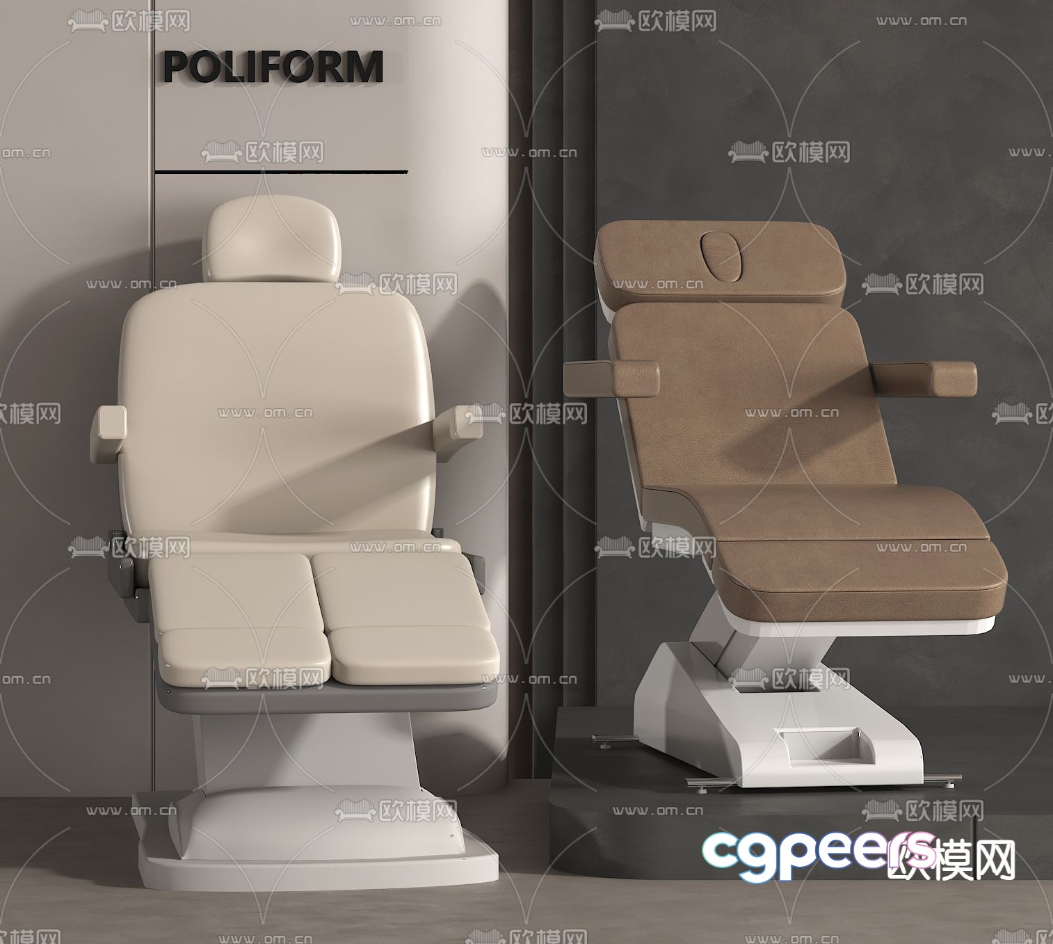 Barber equipment barber chair 3d model Barber equipment barber chair 3d model