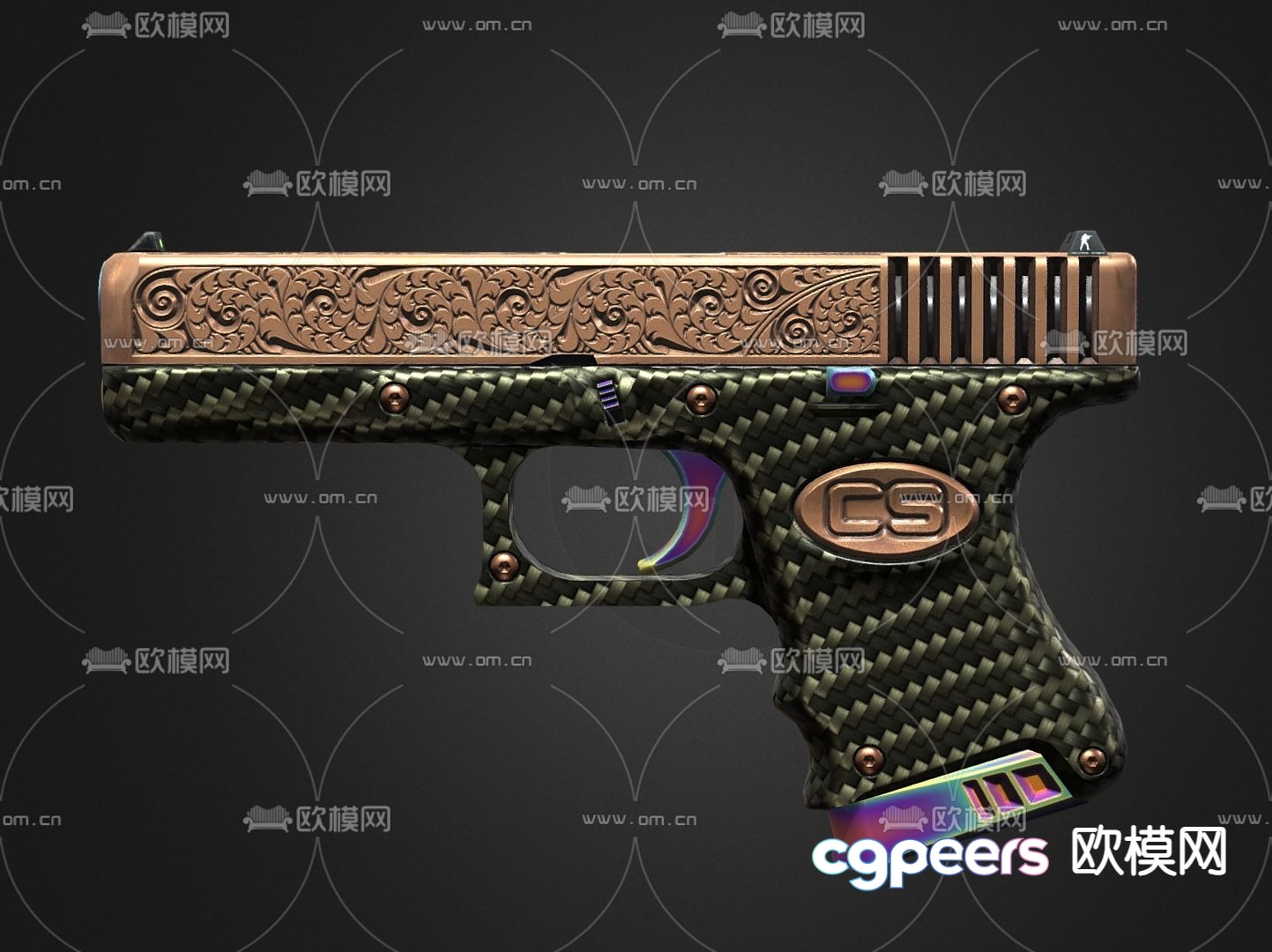 Children’s toys toy pistol 3d model Children’s toys toy pistol 3d model