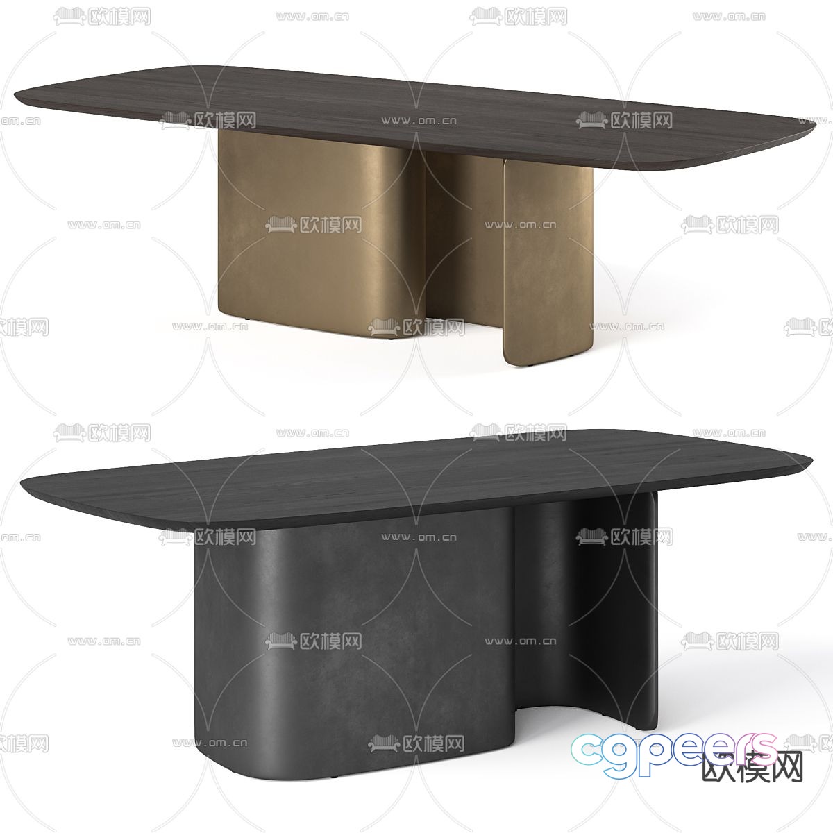 AlfDafre Esse dining table 3d model AlfDafre Esse dining table 3d model