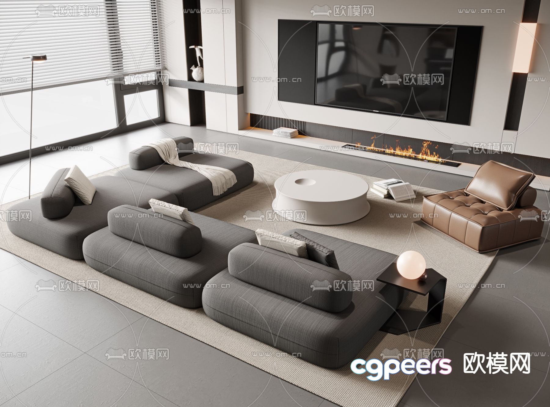 modular sofa 3d model modular sofa 3d model