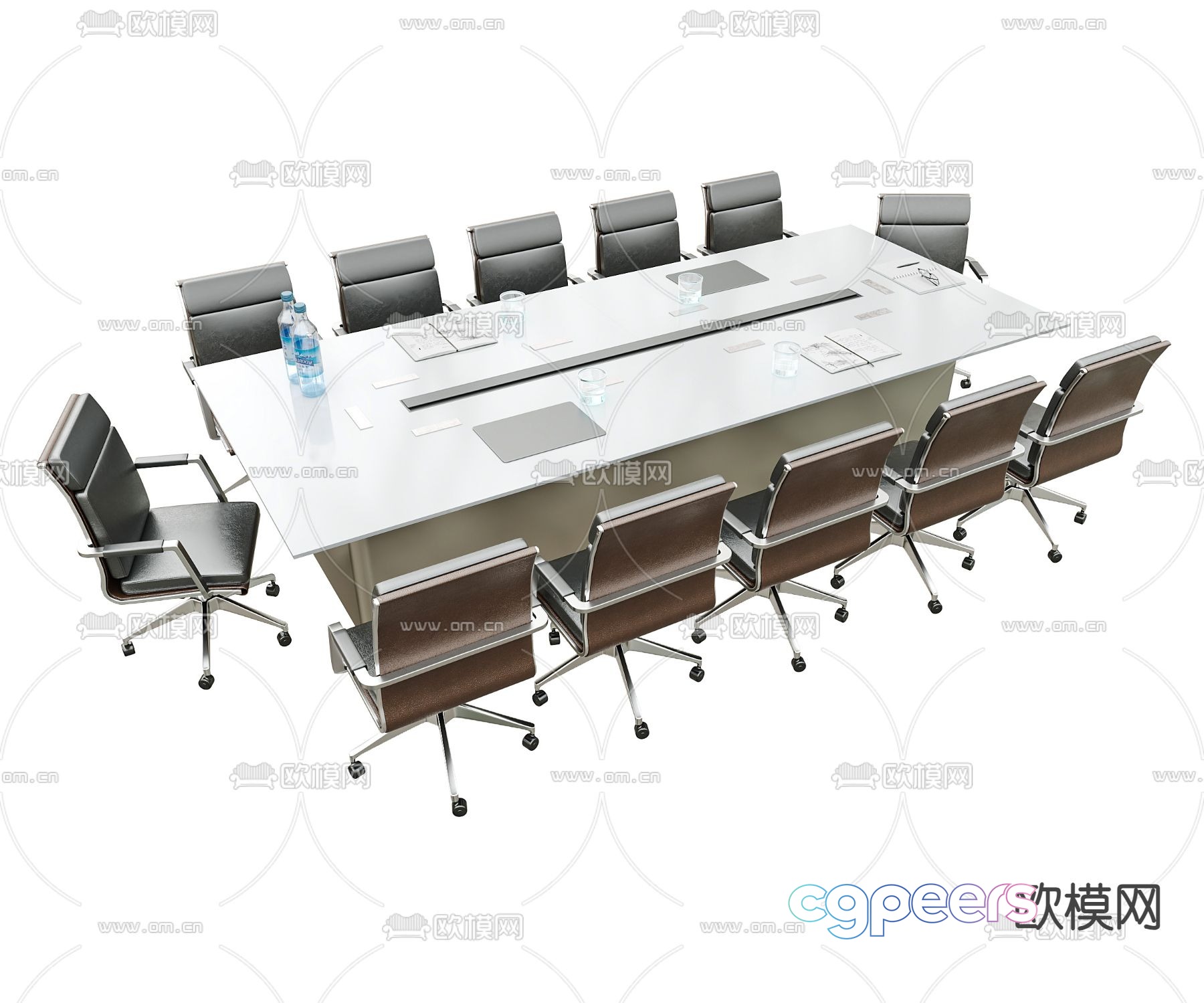 Modern conference table conference table 3d model Modern conference table conference table 3d model