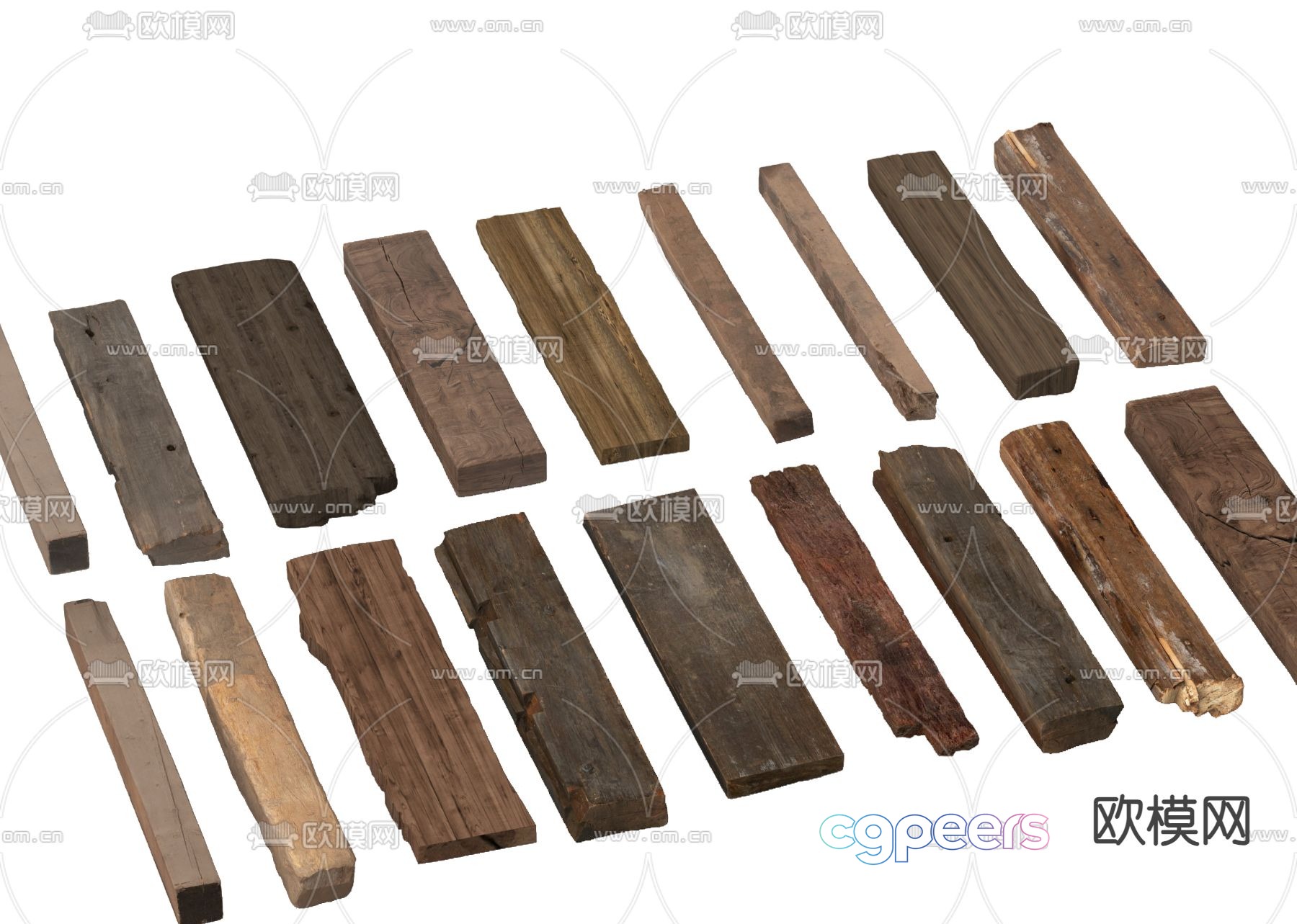 old planks old wood wooden strips door panel 3d model old planks old wood wooden strips door panel 3d model