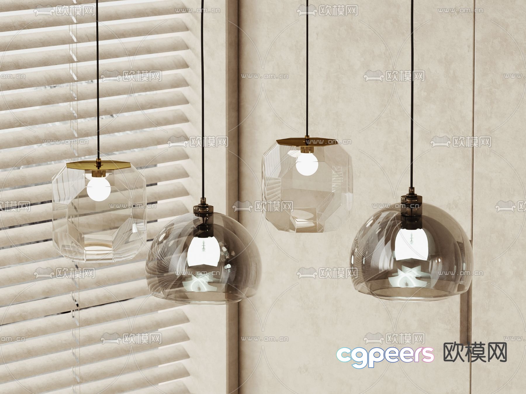 Chandelier glass chandelier 3d model Chandelier glass chandelier 3d model