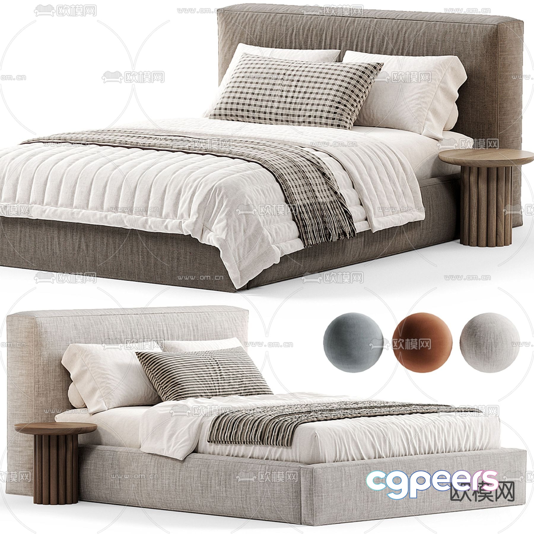 MEBELFORM single bed 3d model MEBELFORM single bed 3d model