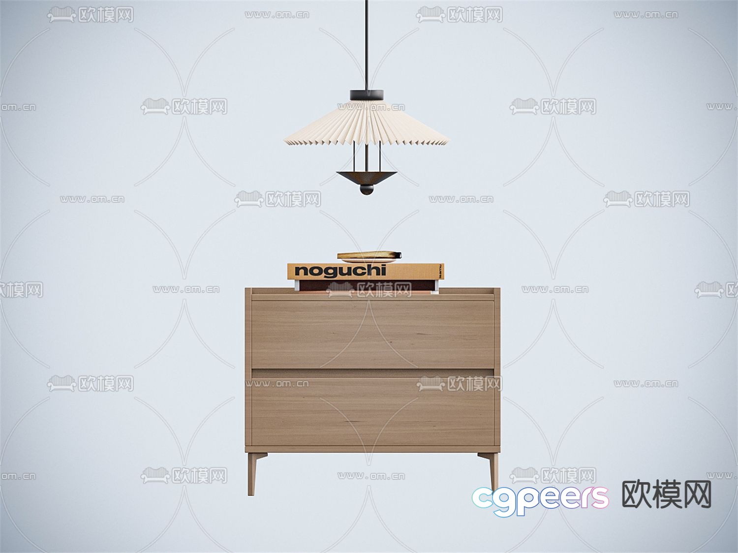 Minimalist bedside table 3d model Minimalist bedside table 3d model