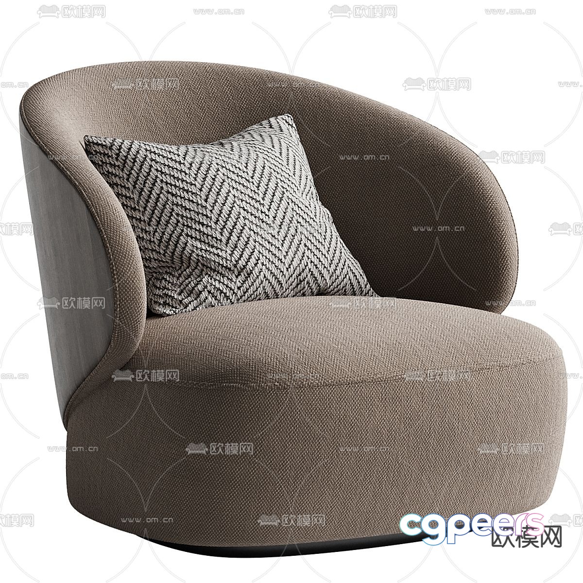 Single sofa leisure sofa 3d model Single sofa leisure sofa 3d model