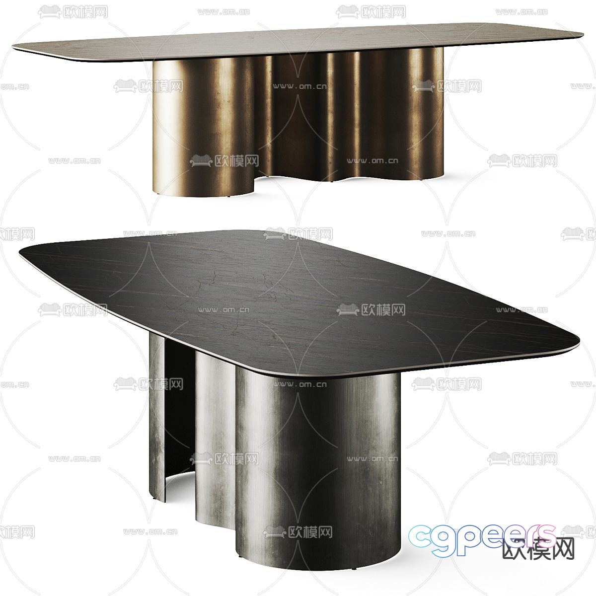 Cattelan Italia dining table dining table 3d model Cattelan Italia dining table dining table 3d model