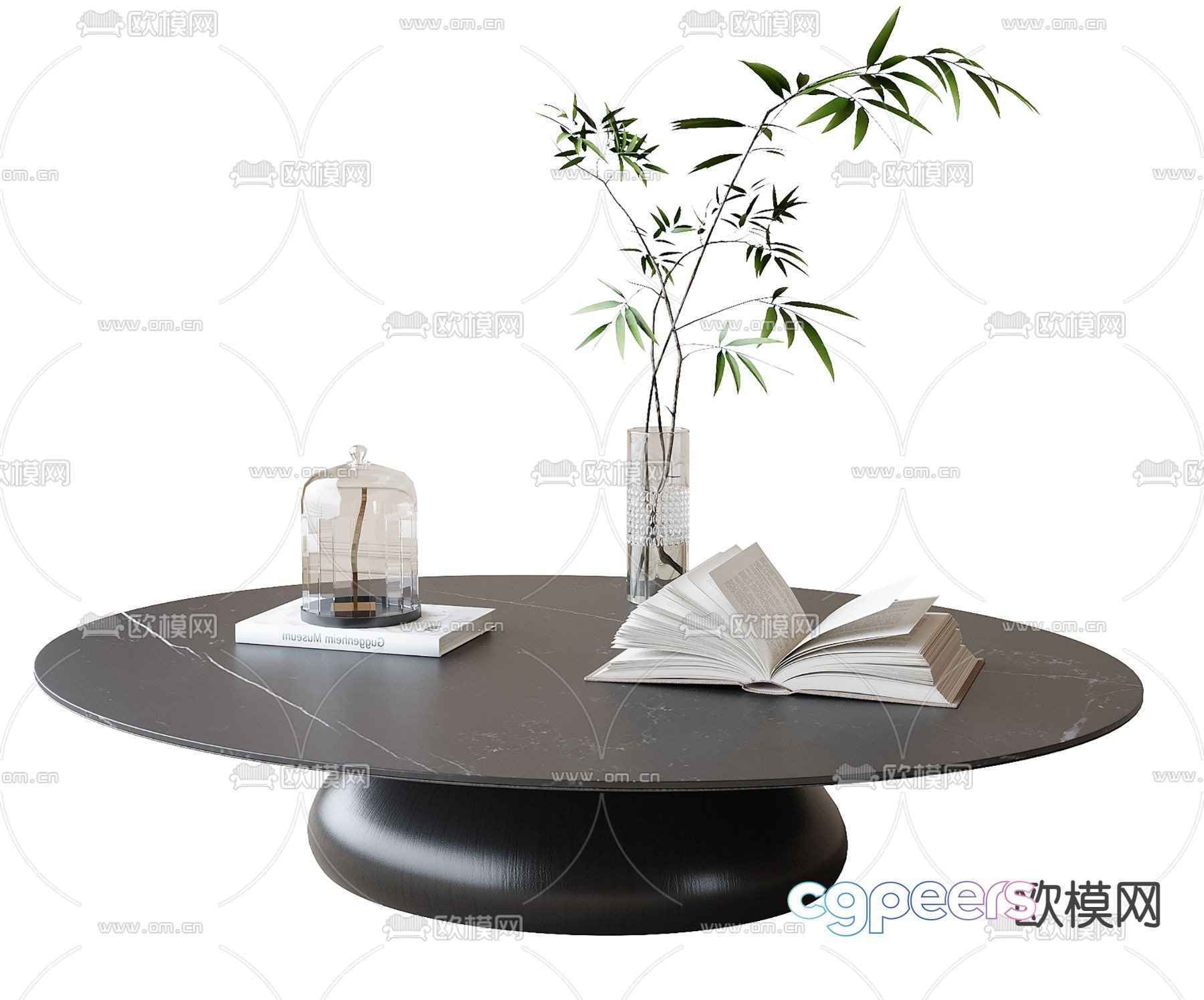 Round coffee table 3d model Round coffee table 3d model