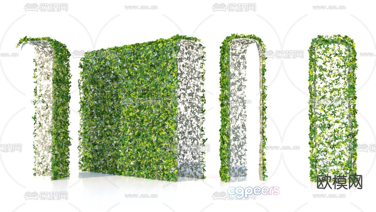 Plant wall green plant wall 3d model Plant wall green plant wall 3d model
