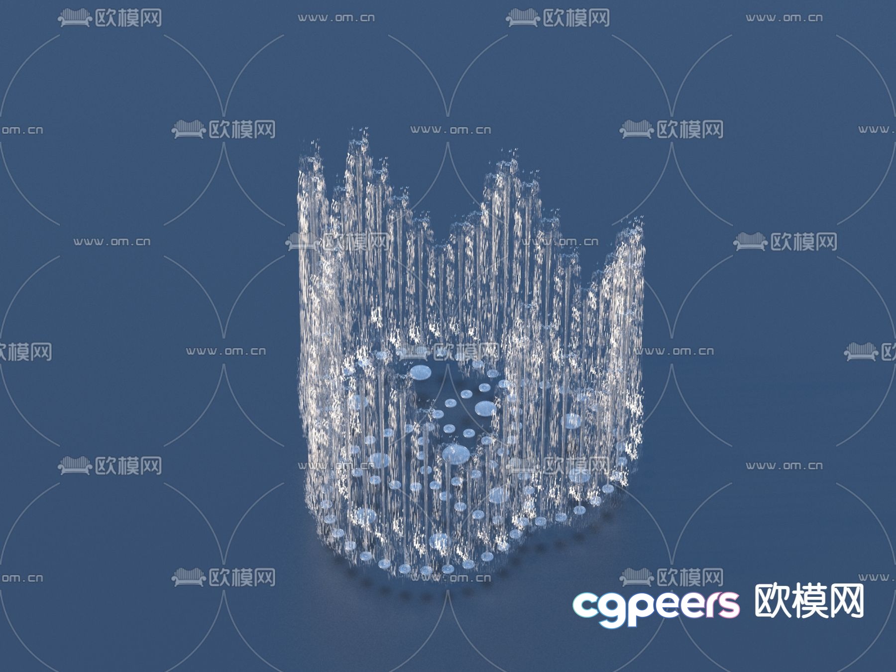 fountain fountain waterscape flowing water 3d model fountain fountain waterscape flowing water 3d model