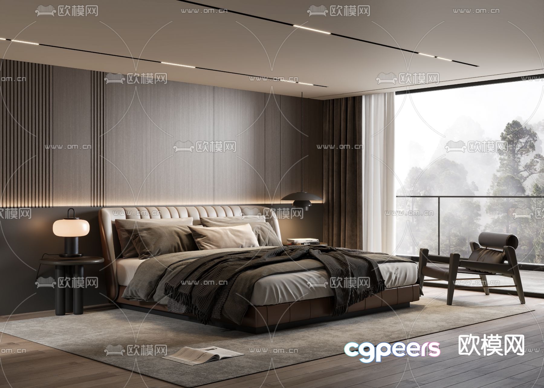 Italian bedroom master bedroom 3d model Italian bedroom master bedroom 3d model