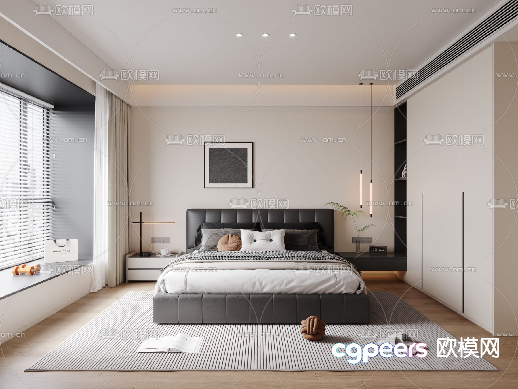 Modern bedroom master bedroom 3d model Modern bedroom master bedroom 3d model