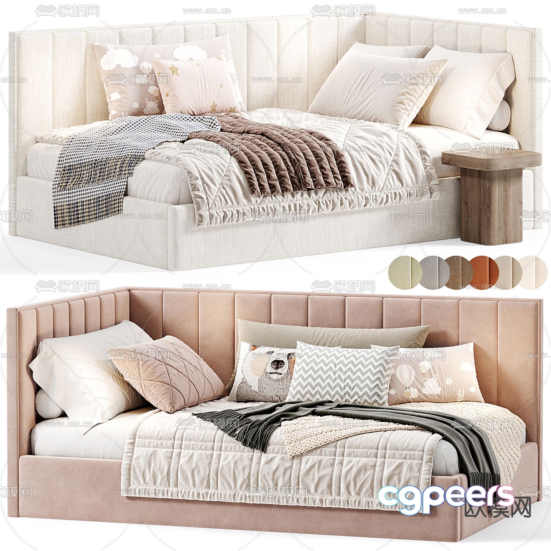 Children’s bed sofa bed 3d model Children’s bed sofa bed 3d model