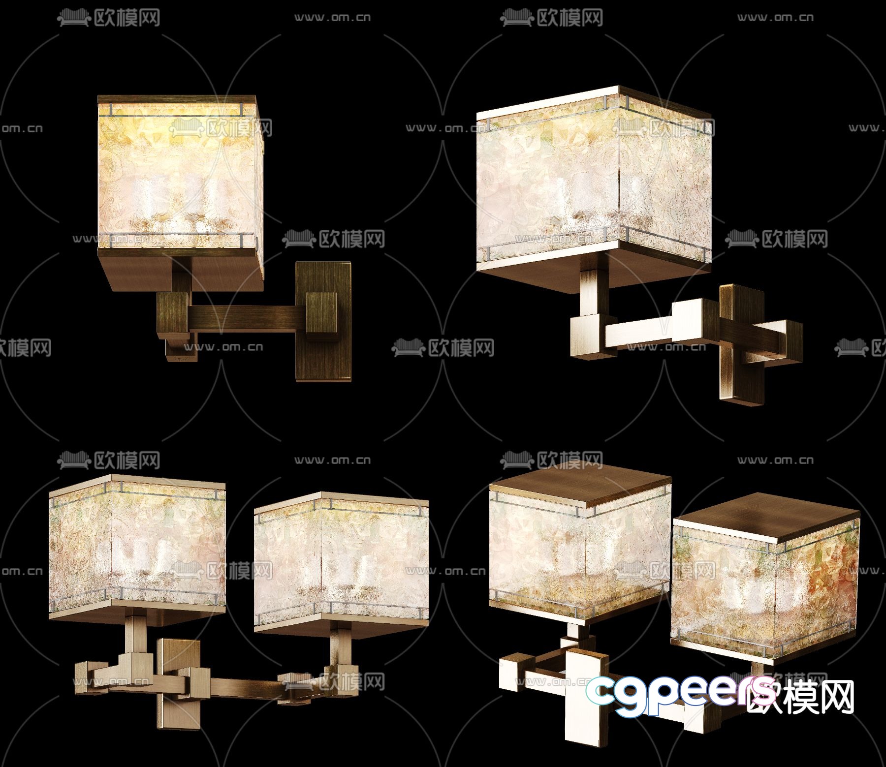CCD wall lamp 3d model CCD wall lamp 3d model