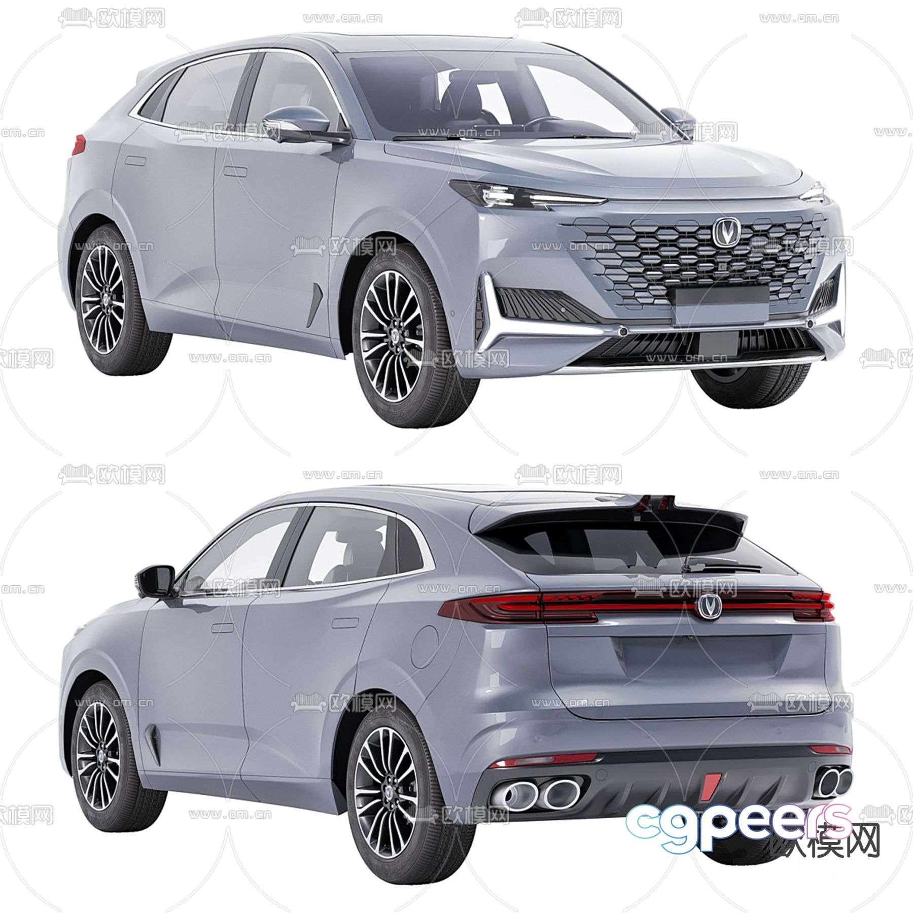 modern car sedan 3d model modern car sedan 3d model