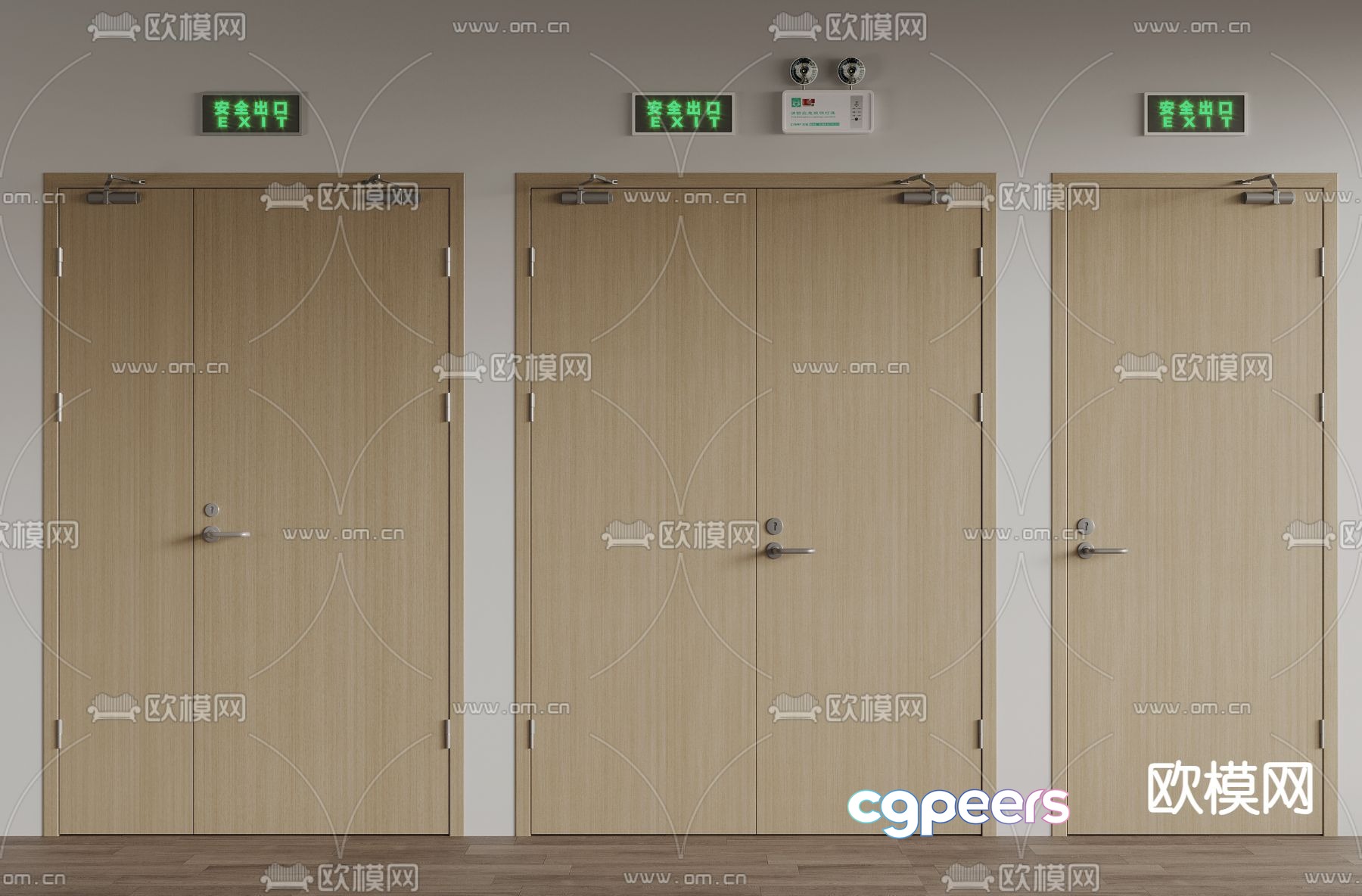 fire door fire door safety door 3d model fire door fire door safety door 3d model
