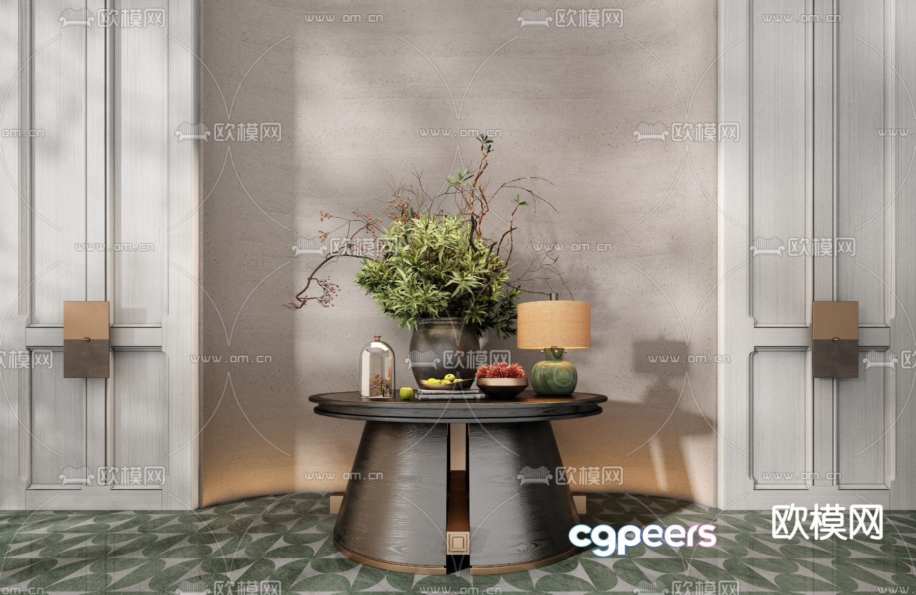 CCD Modern hotel end viewing platform 3D model CCD Modern hotel end viewing platform 3D model