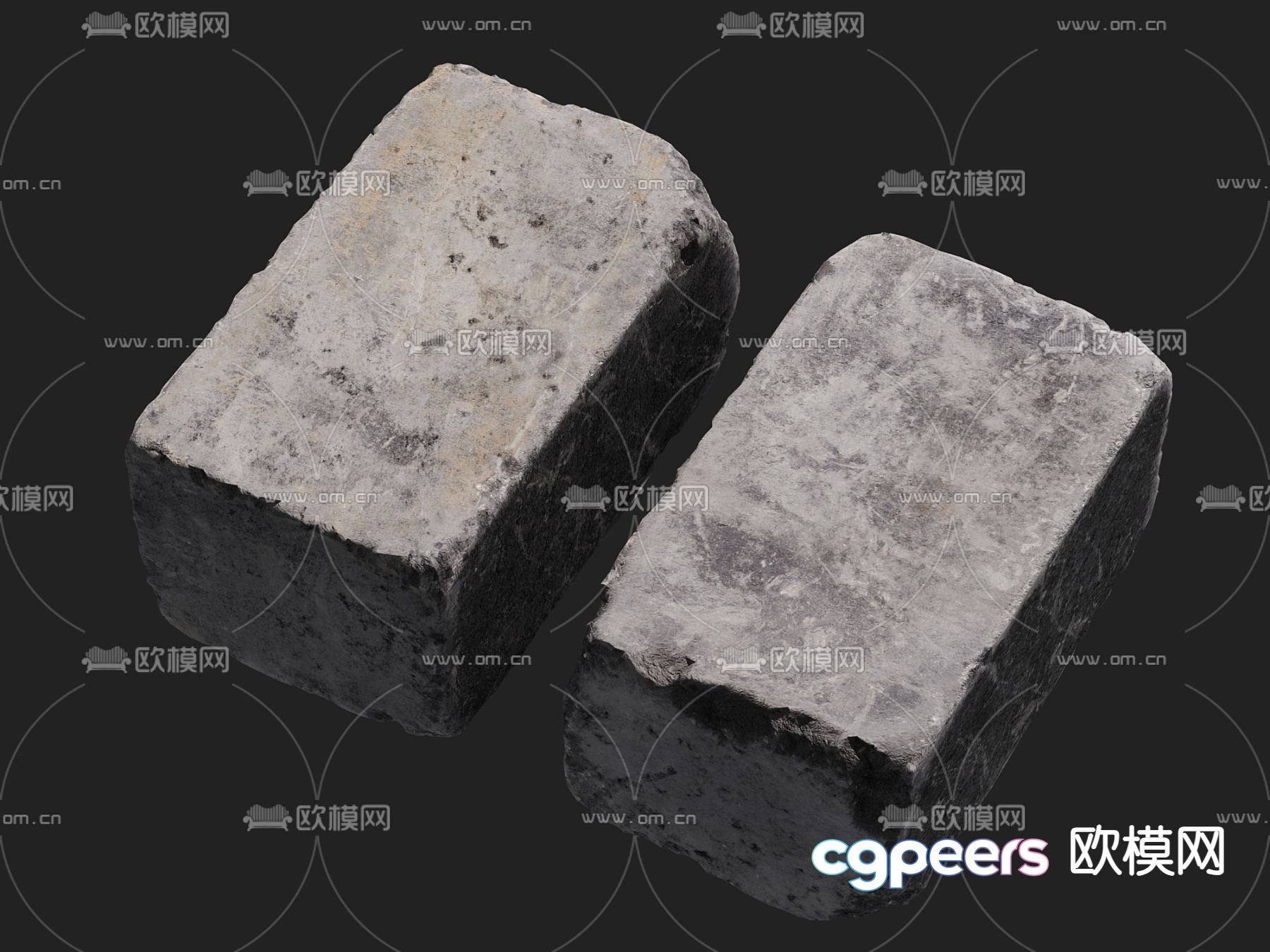 paving stones bricks bricks 3d model paving stones bricks bricks 3d model