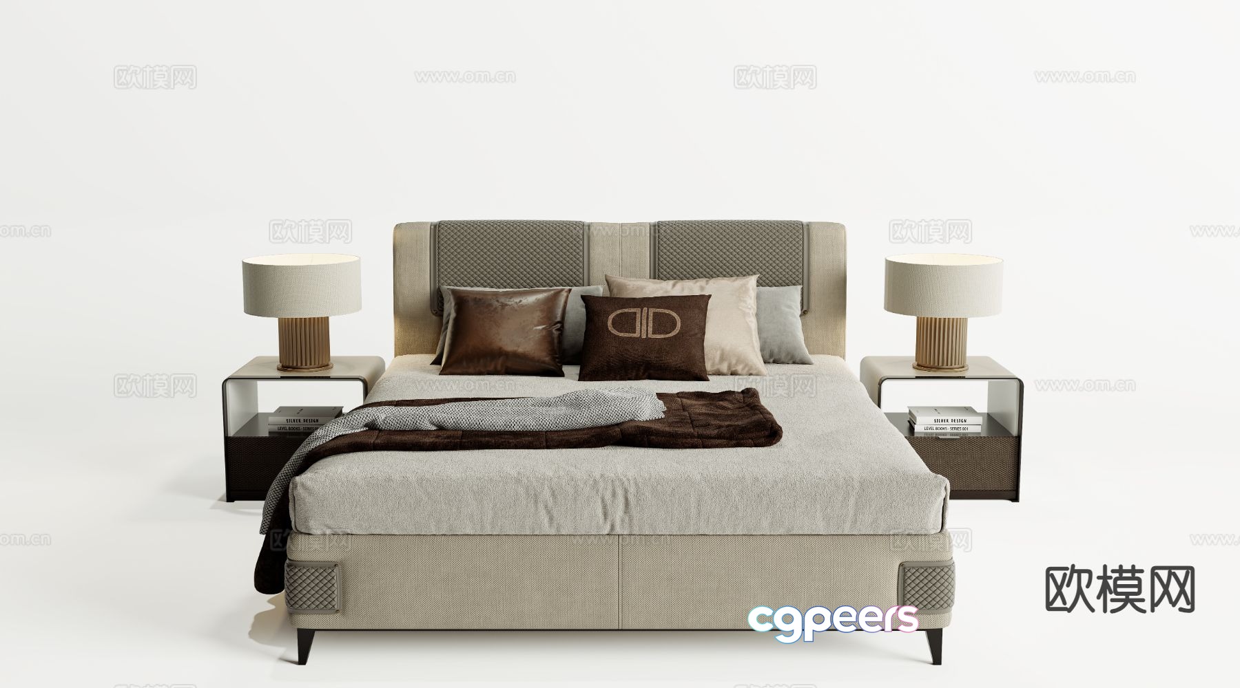 DAYTONA double bed 3d model DAYTONA double bed 3d model