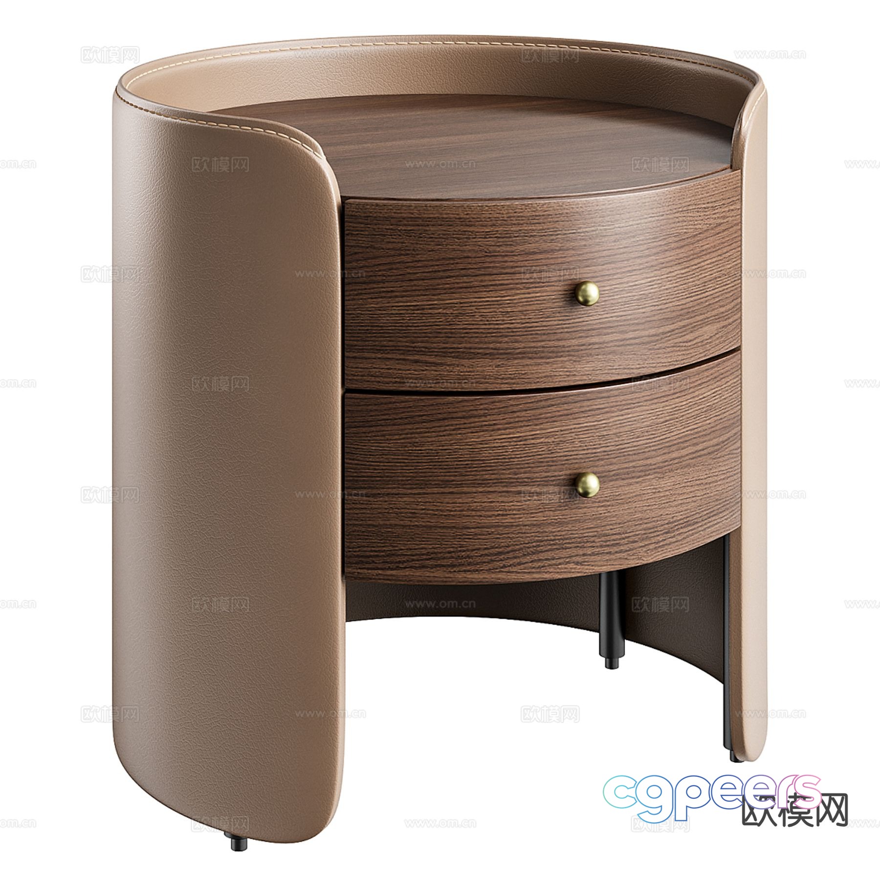 Firmo Nordic bedside table 3d model Firmo Nordic bedside table 3d model