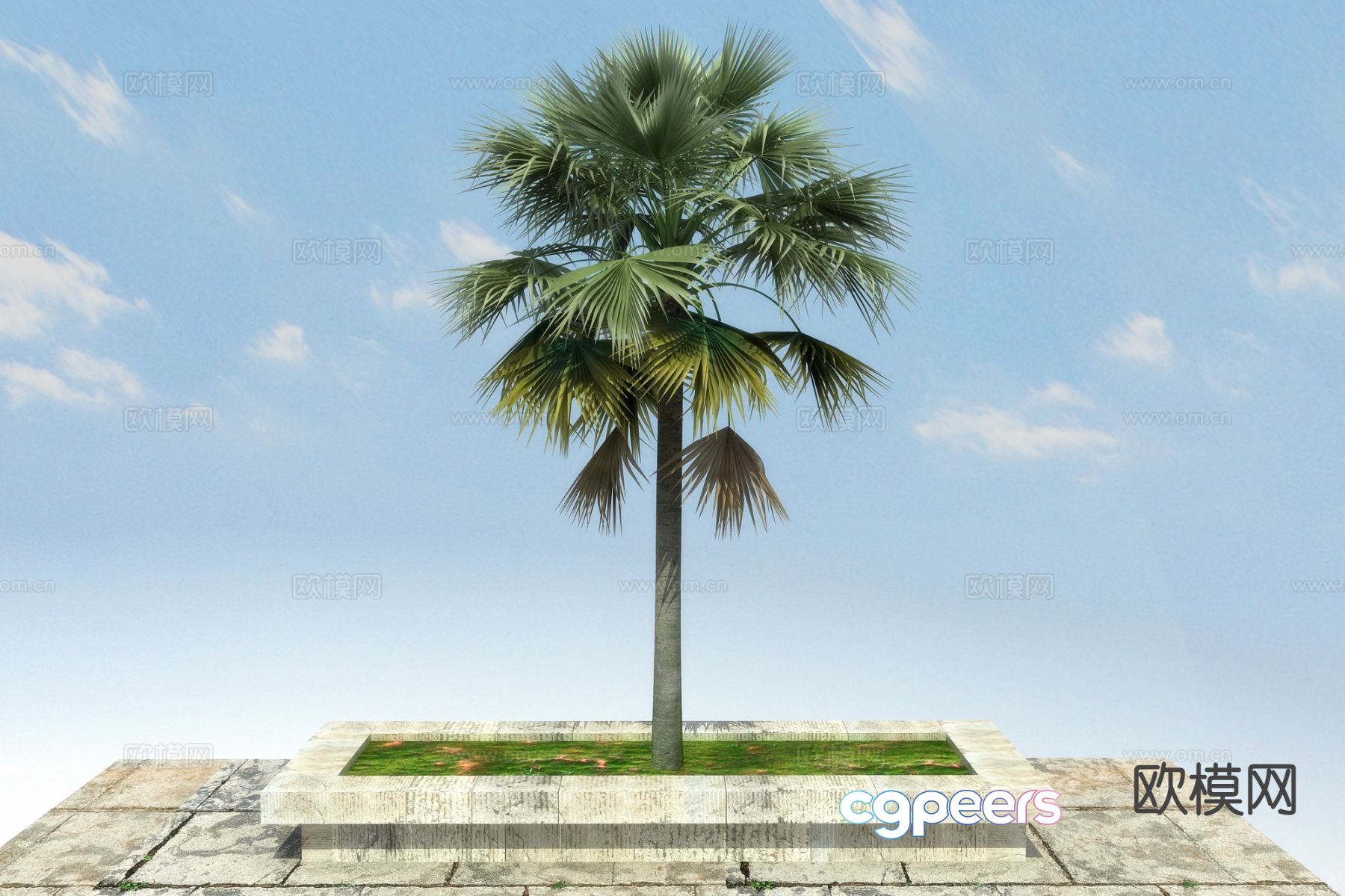 Landscape tree fruit tree 3d model Landscape tree fruit tree 3d model