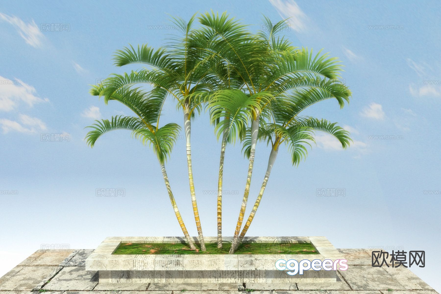 Landscape tree Fruit tree 3d model Landscape tree Fruit tree 3d model