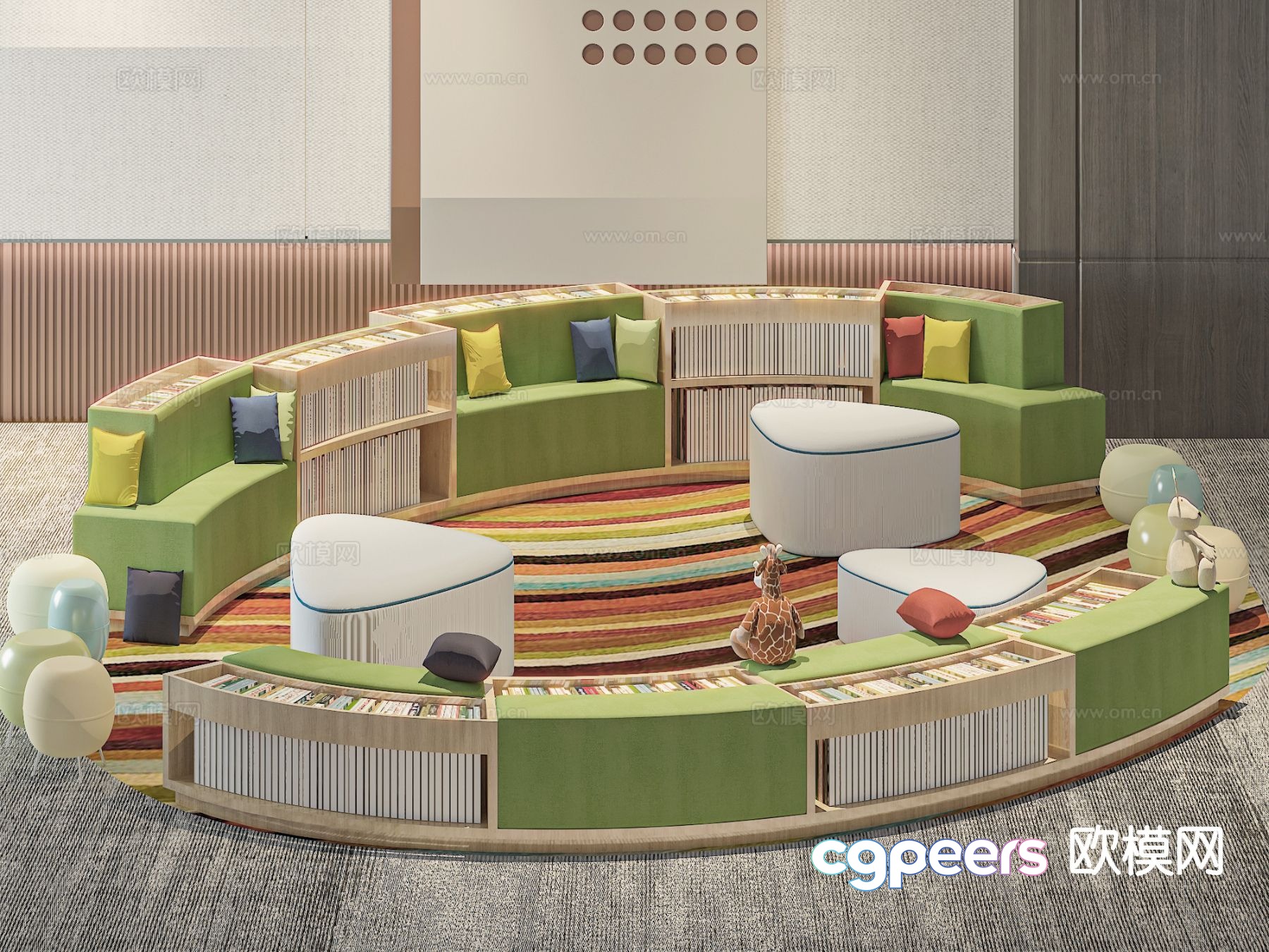 Children’s sofa booth sofa 3D model Children’s sofa booth sofa 3D model