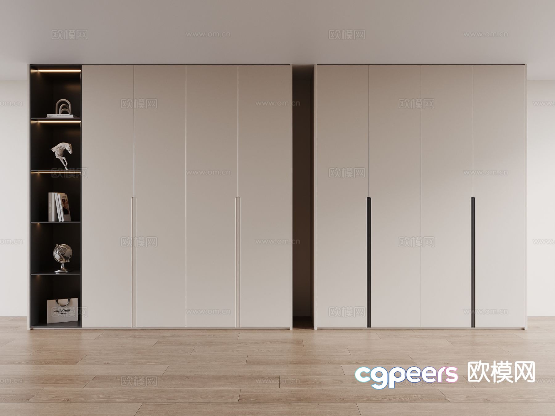 modern wardrobe wardrobe 3d model modern wardrobe wardrobe 3d model
