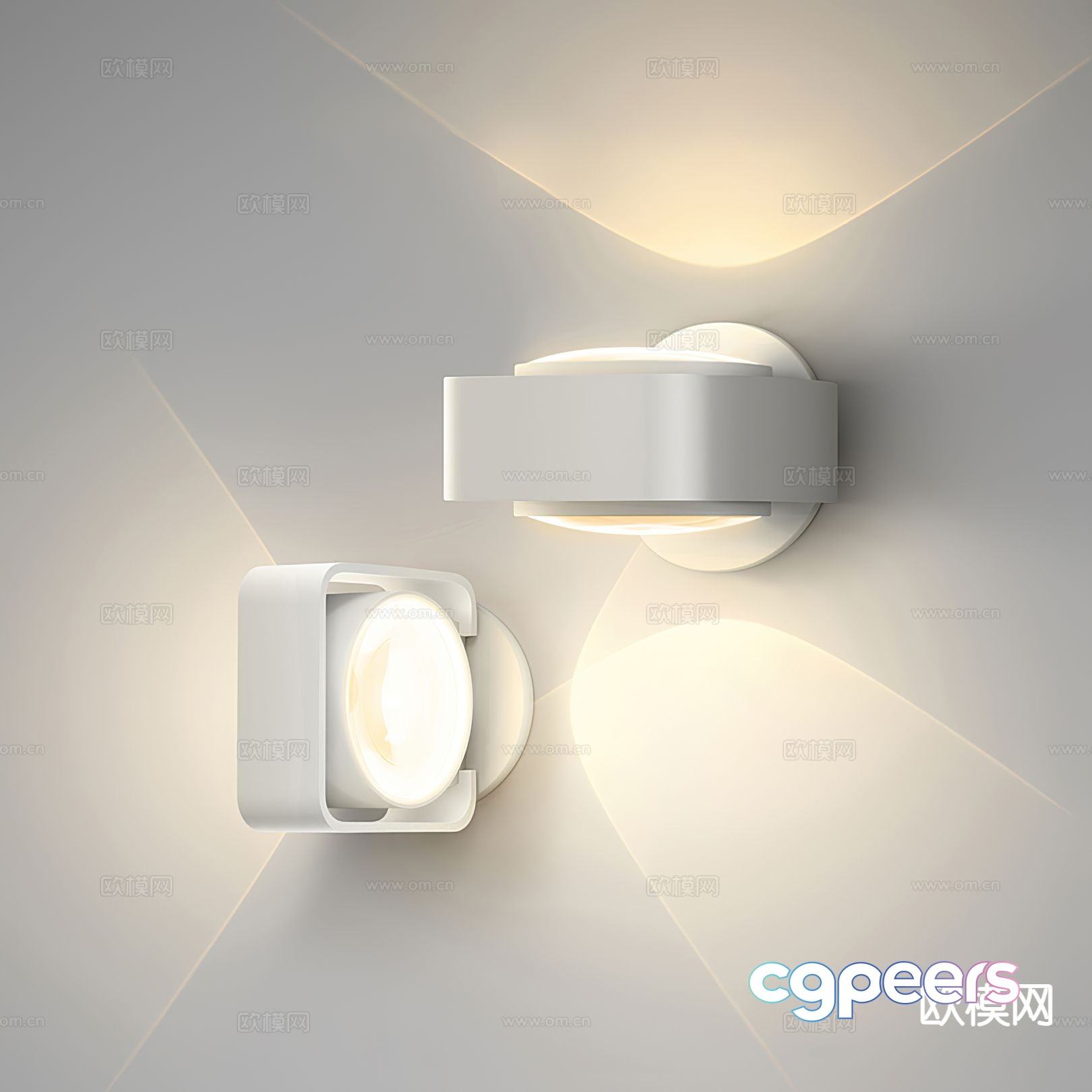 Creative wall lamp simple wall lamp 3d model Creative wall lamp simple wall lamp 3d model